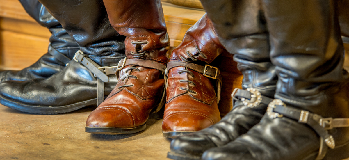 High top outlet riding boots